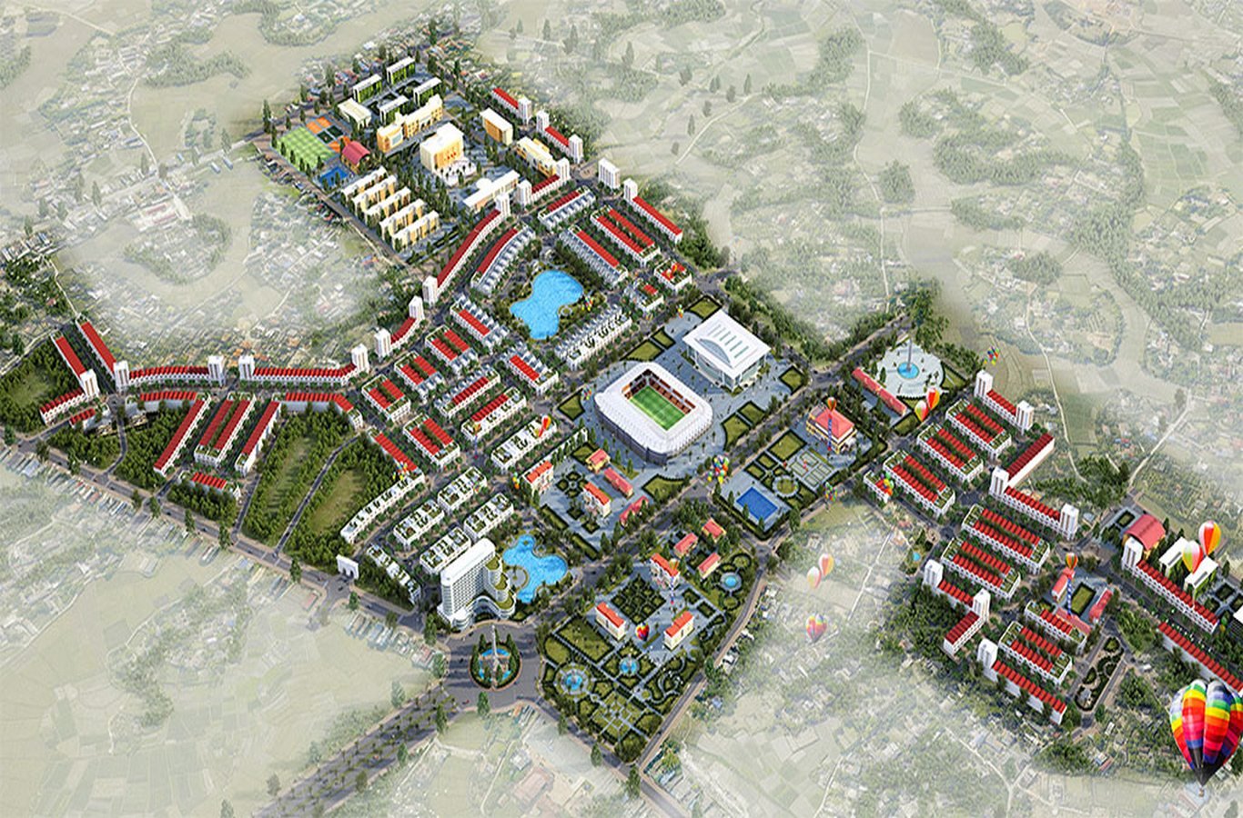 Đất nền dự án khu đô thị Hồng Vũ Sông Công được đánh giá cao về vị trí lẫn tiện ích, mở ra tiềm năng sinh lời nhanh