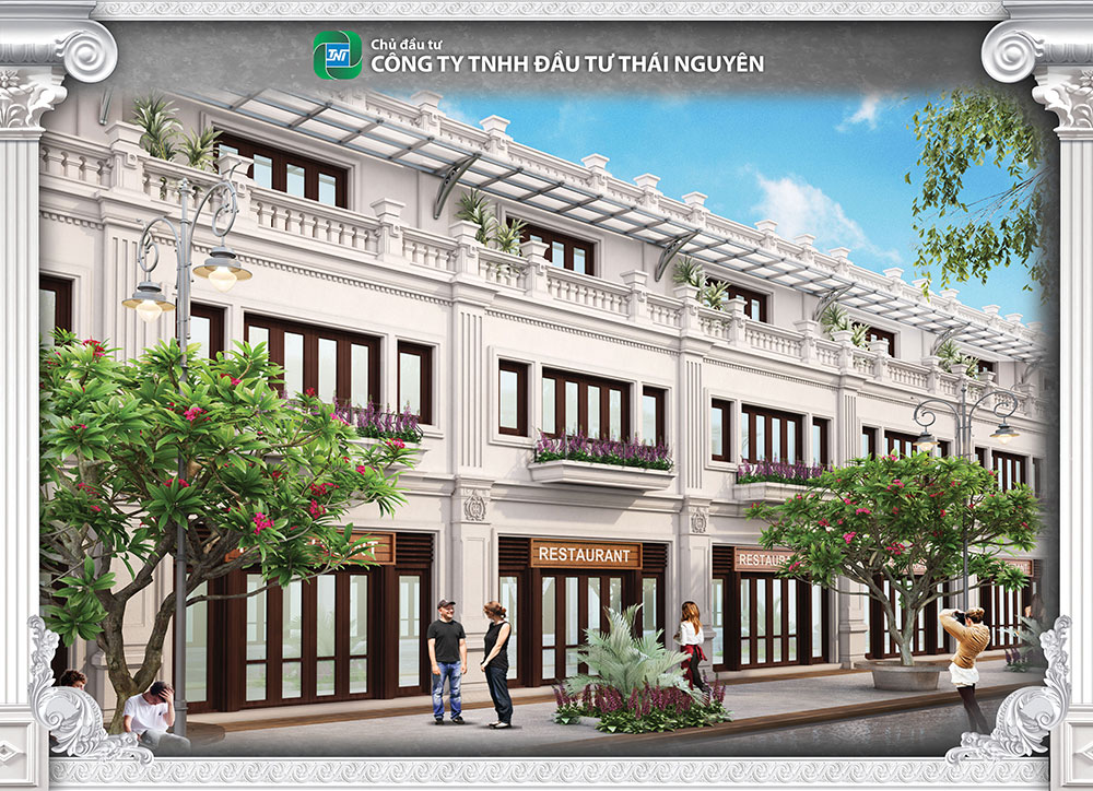 Nhà hàng & khách sạn là một trong những tiện ích khu đô thị Hồng Vũ Sông Công được chú trọng đầu tư